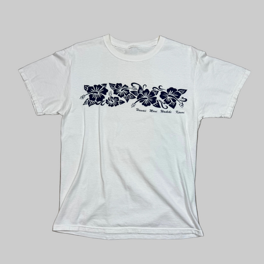 1990s - Hawaii Maui Waikiki Kauai - White - T-Shirt