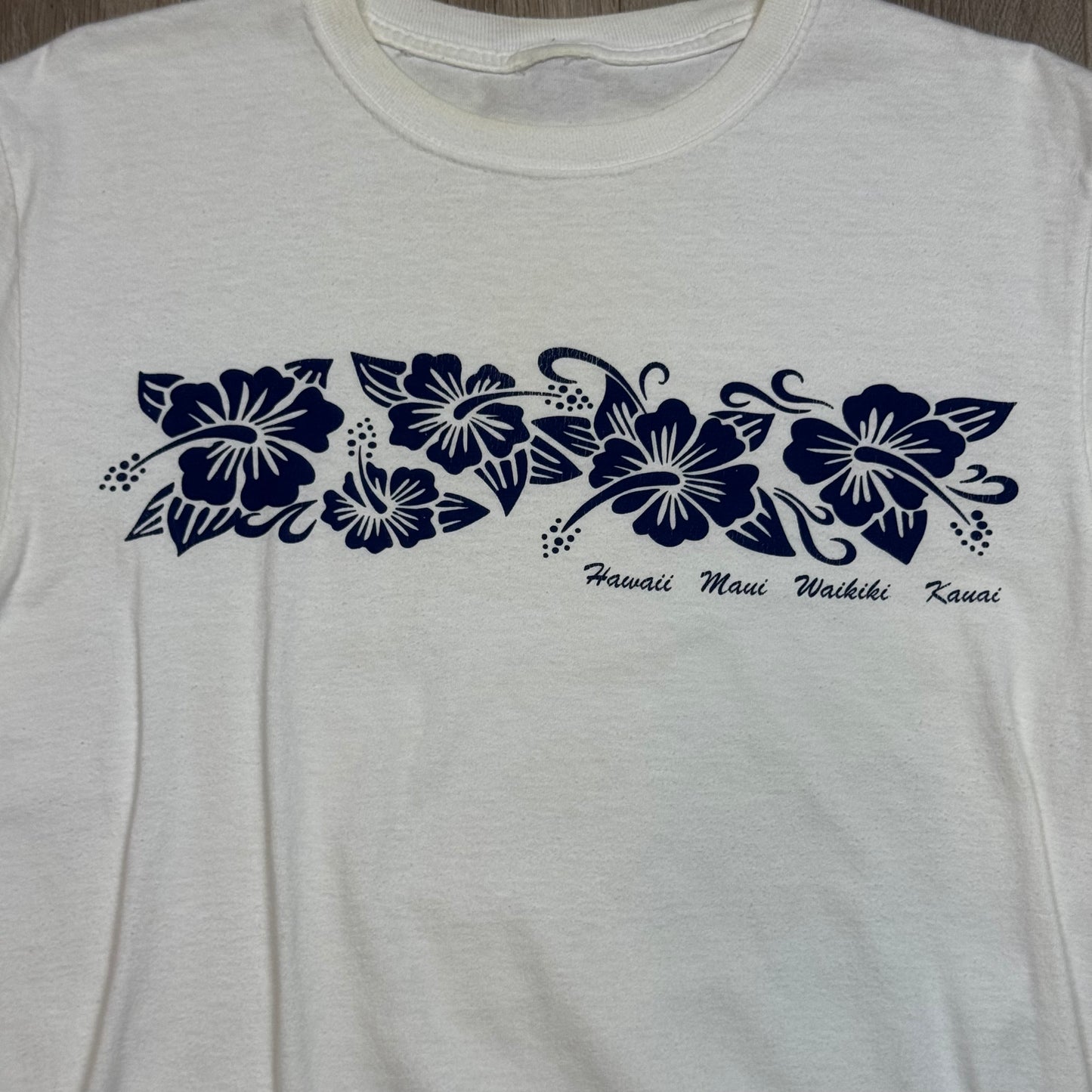 1990s - Hawaii Maui Waikiki Kauai - White - T-Shirt