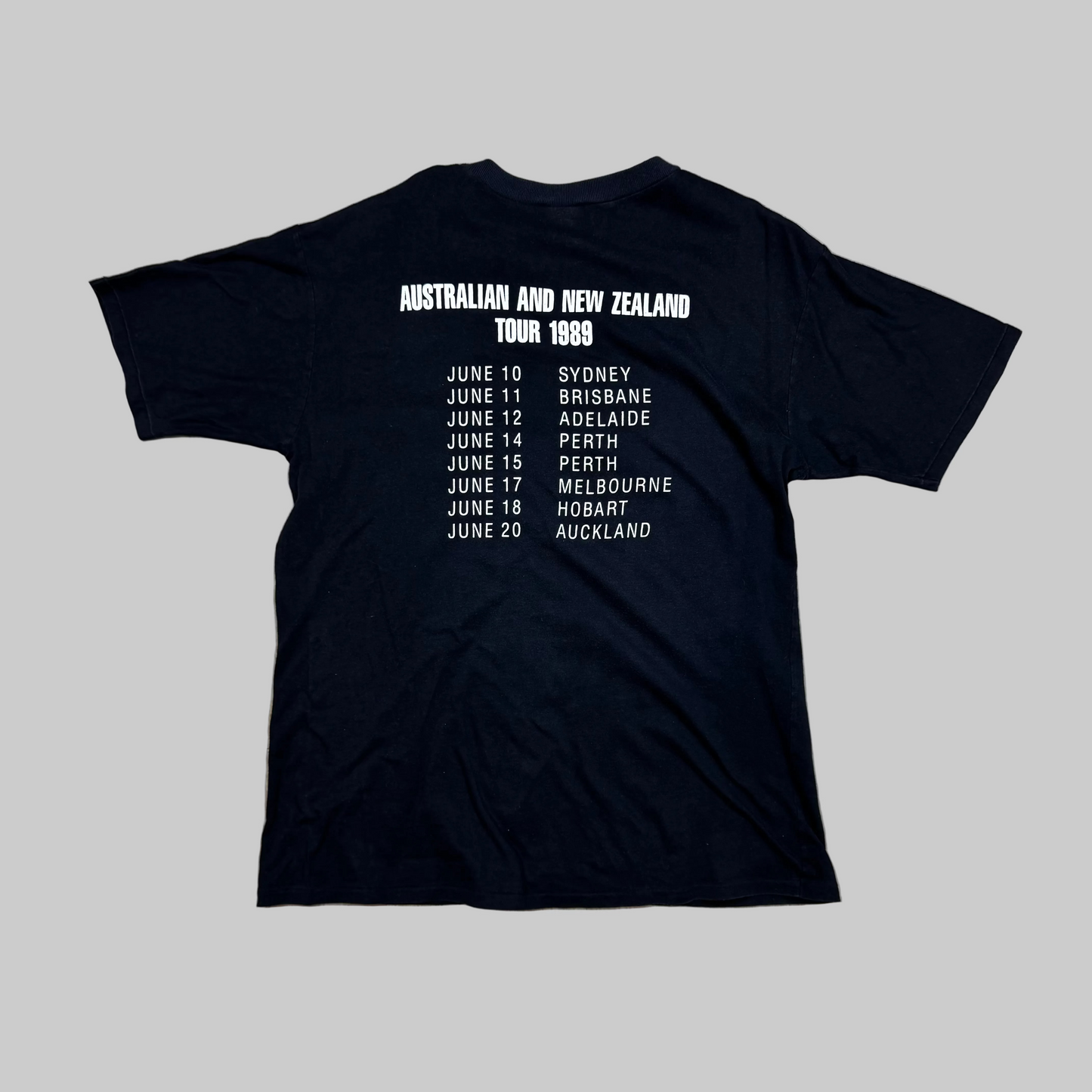 1989 - Randy Travis Tour - Black - T-Shirt - Large