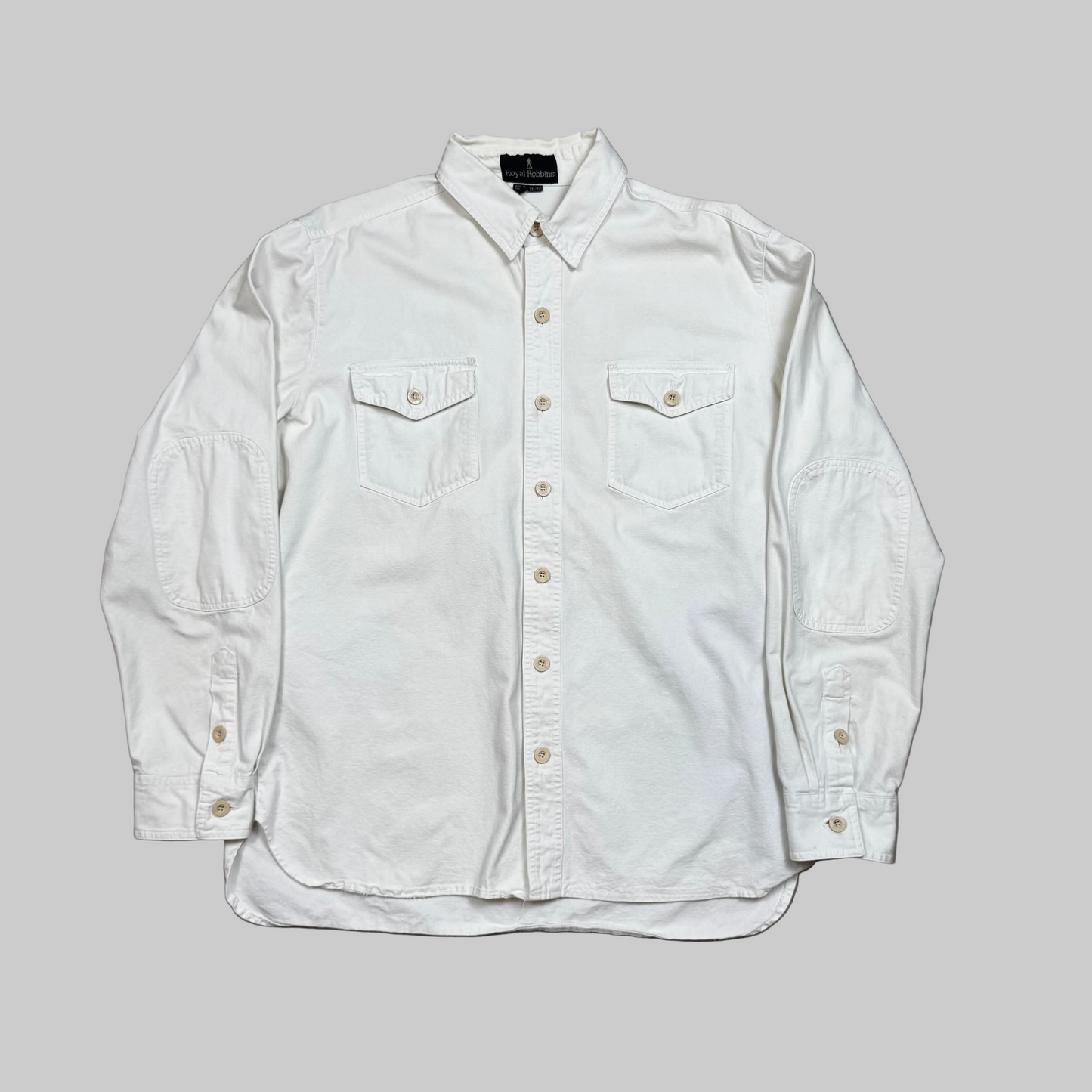 1980/90s - Royal Robbins - White Shirt - XL