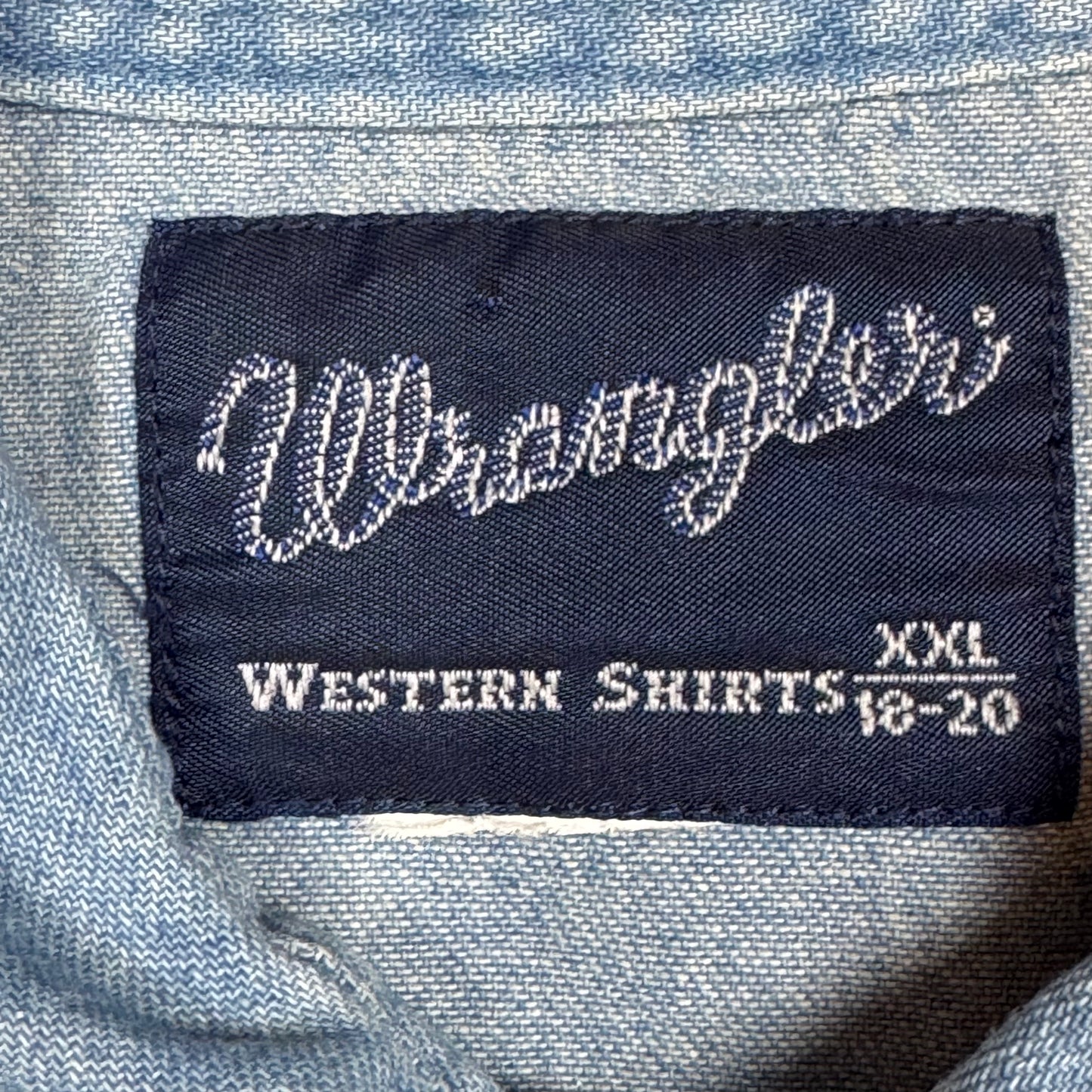 1980/90s - Wrangler - Jean Shirt - XXL