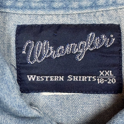 1980/90s - Wrangler - Jean Shirt - XXL