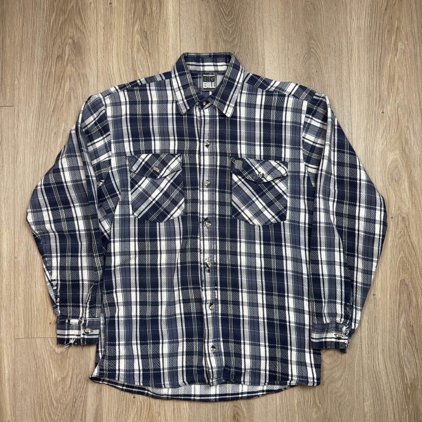 1990s - Big BIll - Blue - Shirt - XL