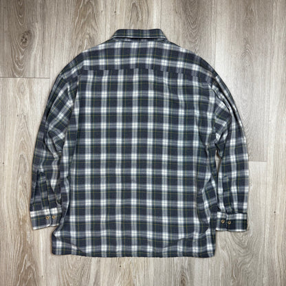 1990s - Arnold Palmer - Green Plaid - Shirt - XL