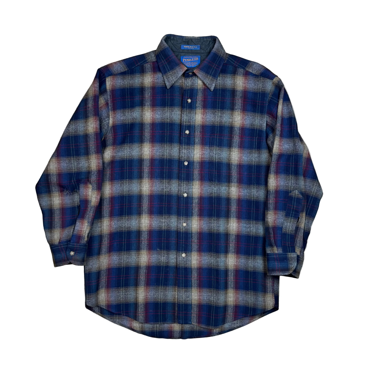 1996 - Pendleton - Blue - Flannel - Large