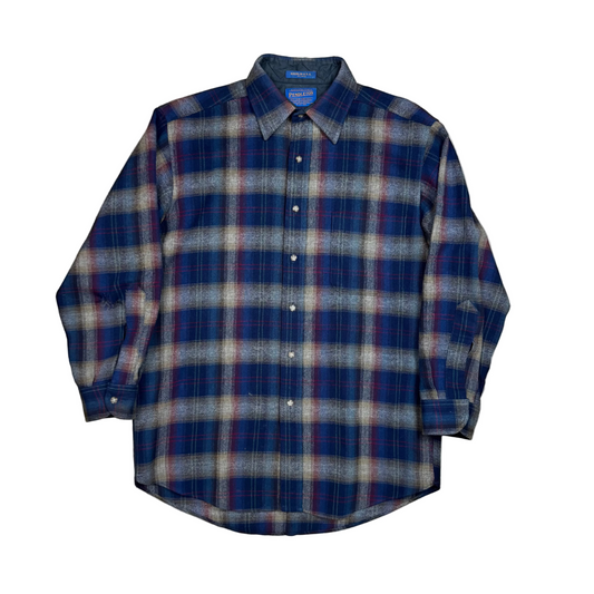 1996 - Pendleton - Blue - Flannel - Large