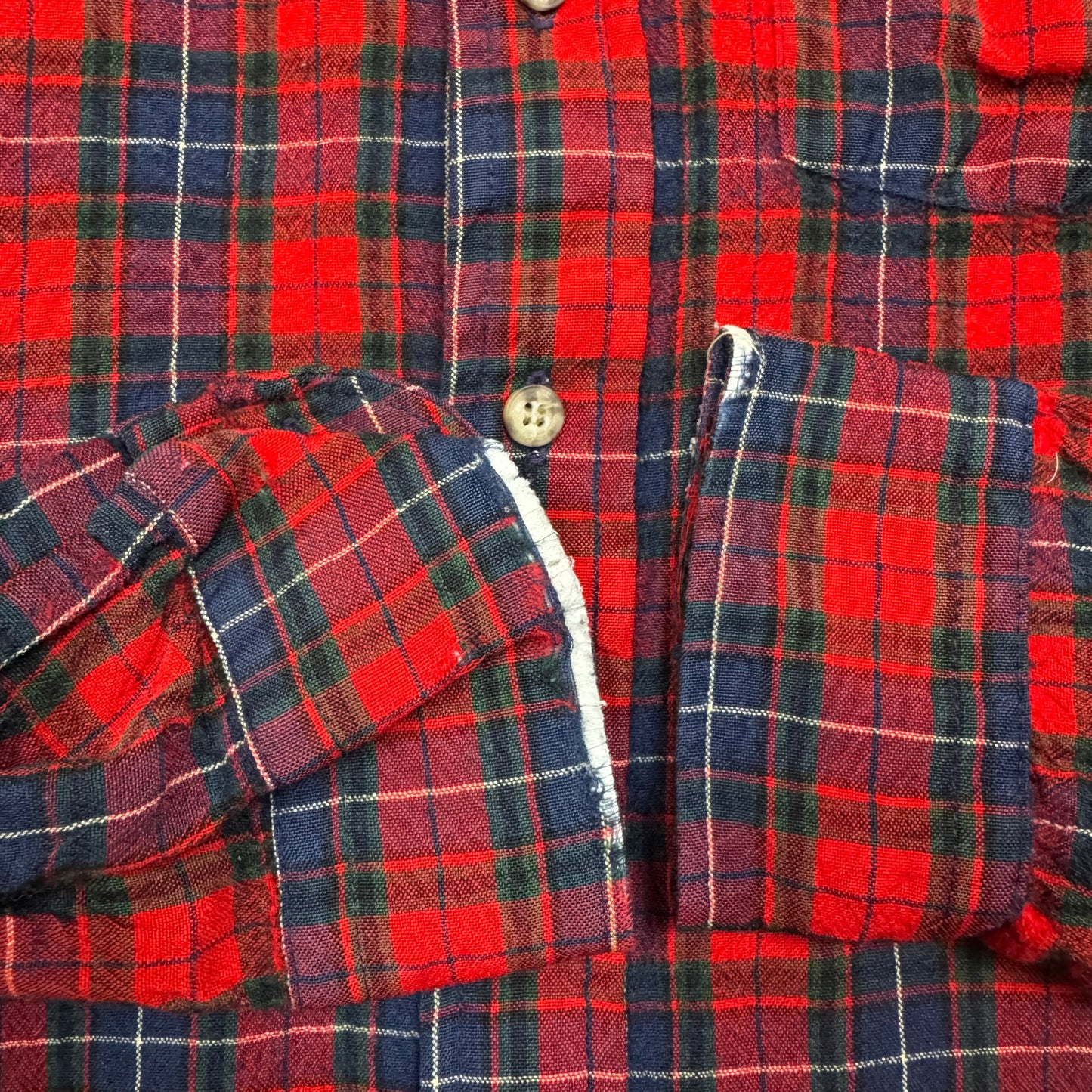 1980s - Pendleton - Red - Flannel - Medium