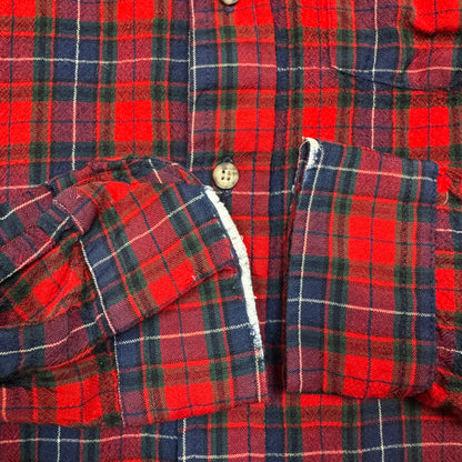 1980s - Pendleton - Red - Flannel - Medium