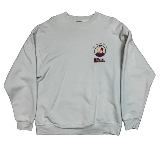 1990s - Regina Crime Stoppers - Grey - Crewneck - XL