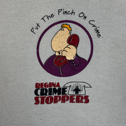 1990s - Regina Crime Stoppers - Grey - Crewneck - XL