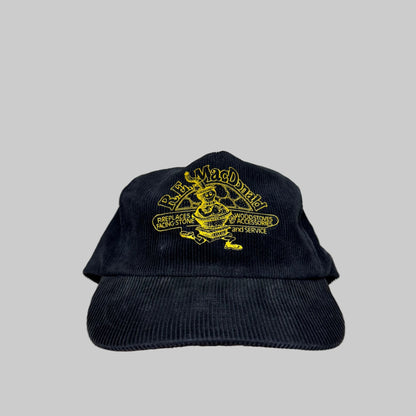 Vintage - Corduroy - Black - Snapback Hat - The Circle Collective