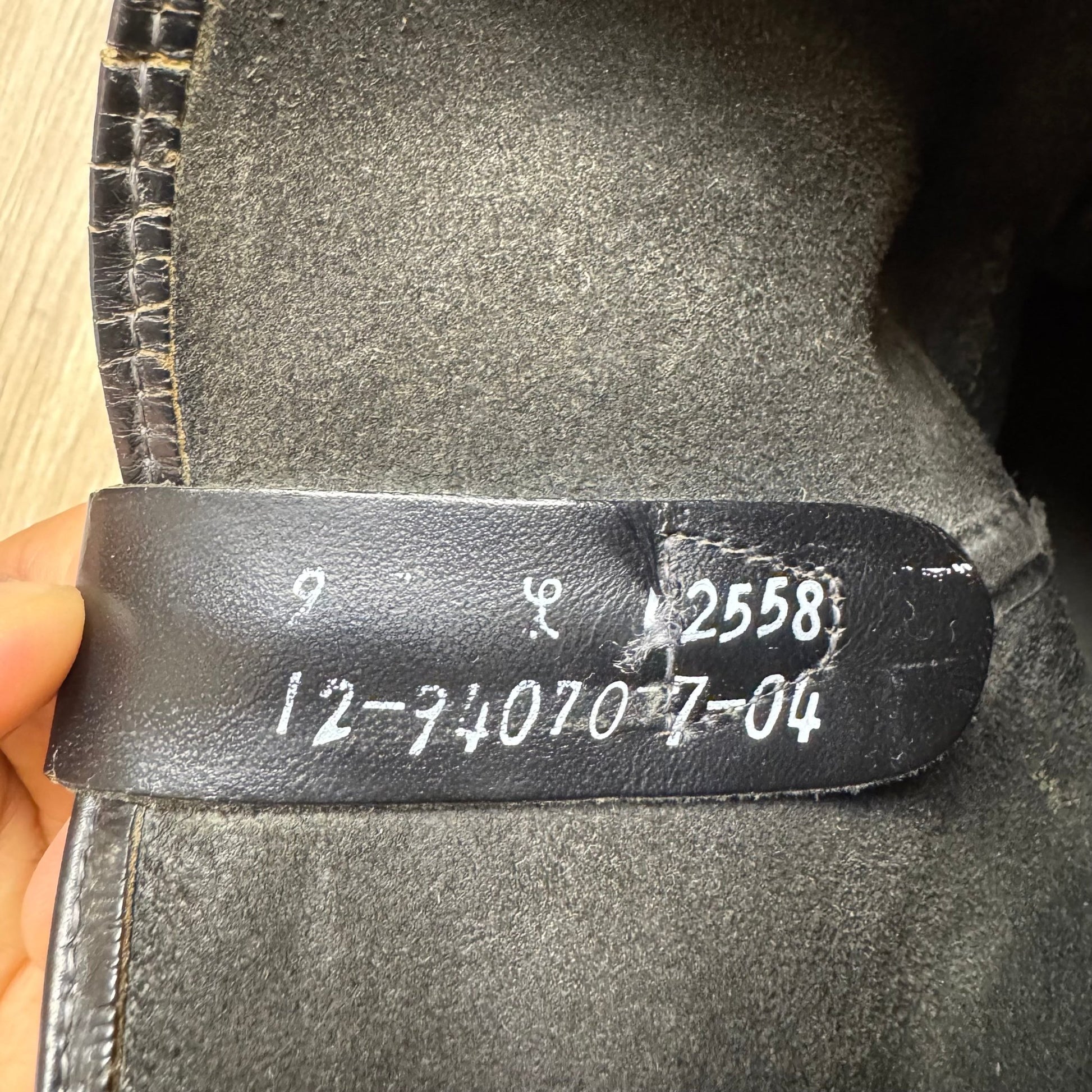 Vintage - Harness Boots - Black Leather - 8.5M/6.5W - The Circle Collective