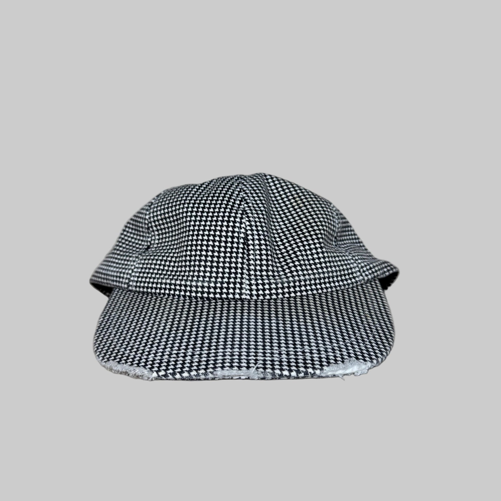 Vintage - Houndstooth - Distressed Chefs Hat - The Circle Collective