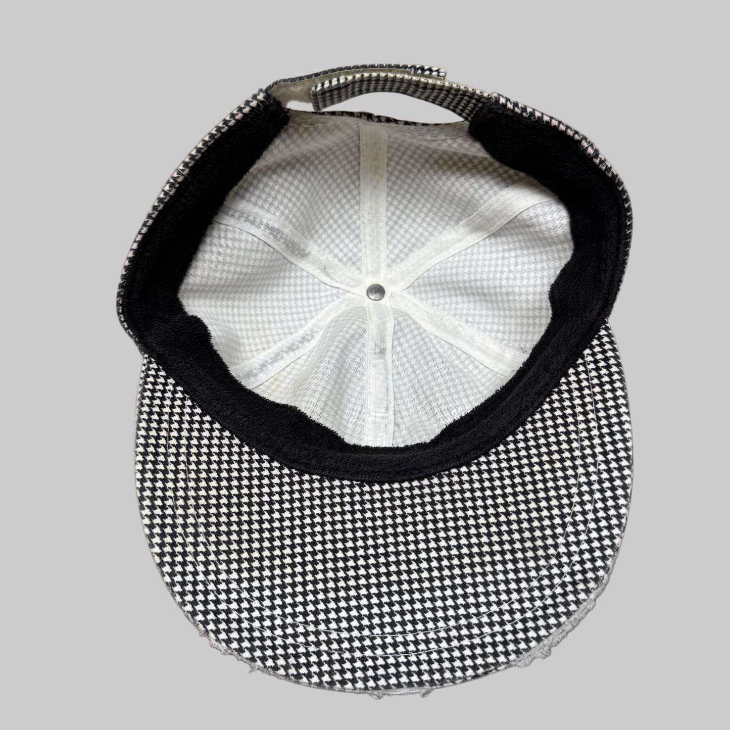 Vintage - Houndstooth - Distressed Chefs Hat - The Circle Collective