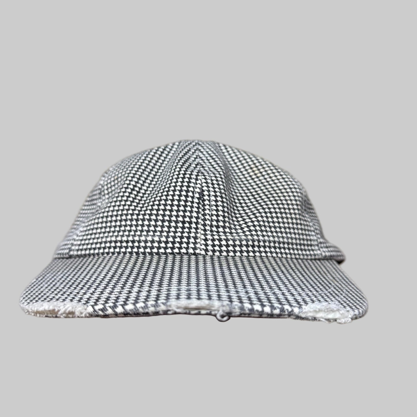 Vintage - Houndstooth - Distressed Chefs Hat - The Circle Collective